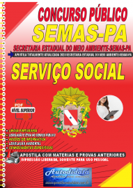 Apostila Digital Concurso SEMAS-PA 2023 Servio Social
