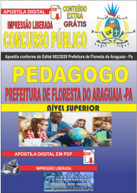 Apostila Digital Concurso Pblico Prefeitura de Floresta do Araguaia - Pa 2020 rea Pedagogo
