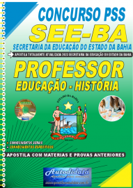 Apostila Impressa Concurso SEE-BA 2023 Professor de Histria