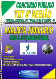 Apostila Impressa Concurso TRT- PA 2022 Analista Judicirio - rea Oficial de Justia Avaliador Federal