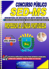Apostila Digital Concurso Secretaria de Educao - SED - MS 2022 Professor de Lngua Portuguesa