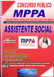 Apostila Digital Ministério Público do Pará - MPPA 2022 Assistente Social