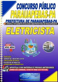 Apostila Digital Concurso Prefeitura de Parauapebas - PA 2022 Eletricista