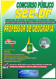 Apostila Digital Concurso SEE-DF 2022 Professor de Geografia
