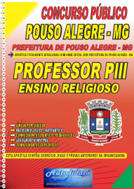 Apostila Impressa Concurso Pouso Alegre - MG 2024 Professor Plll de Ensino Religioso