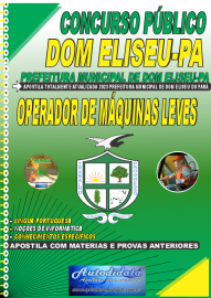 Apostila Impressa Concurso Prefeitura de Eliseu-PA 2023 Operador de Mquinas leves