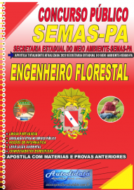 Apostila Impressa Concurso SEMAS-PA 2022 Engenheiro Florestal