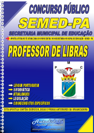 Apostila Impressa Concurso Prefeitura de Castanhal - PA SEMED - PA 2024 Professor de Libras