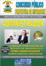 Apostila Impressa Concurso - Prefeitura Municipal de Imperatriz - MA 2019 - Administrador