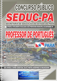 Apostila Impressa Concurso SEDUC - PA 2024 Professor de Portugus