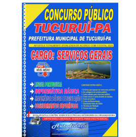 Apostila digital concurso de Tucuru-PA 2024  Cargo: Servios Gerais