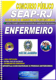Apostila Impressa Concurso SEAP-RJ 2022 Enfermeiro