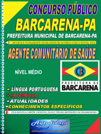 Apostila impressa concurso da Prefeitura de Barcarena - PA 2023 - ACS Agente Comunitrio de Sade