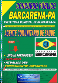 Apostila digital concurso da Prefeitura de Barcarena - PA 2023 - ACS Agente Comunitrio de Sade