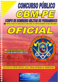 Apostila Impressa Concurso Bombeiro Militar - PE 2024 Oficial
