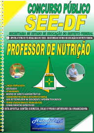 Apostila Impressa Concurso SEE-DF 2022 Professor de Nutrio