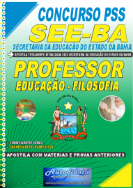 Apostila Impressa Concurso SEE-BA 2023 Professor de Filosofia