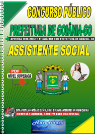 Apostila Digital Concurso Prefeitura de Goinia - GO 2022 Assistente Social