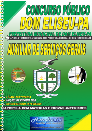 Apostila Impressa Concurso Prefeitura de Eliseu-PA 2023 Auxiliar de Servios Gerais