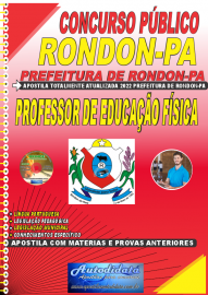 Apostila Impressa Concurso Prefeitura de Rondon - PA 2022 Professor de Educao Fsica