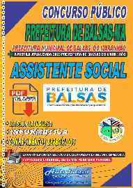 Apostila digital concurso da Prefeitura de Balsas-MA 2023 - Assistente Social