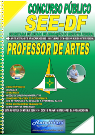 Apostila Impressa Concurso SEE-DF 2022 Professor de Artes