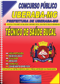 Apostila Impressa Concurso Prefeitura de Uberaba - MG 2024 Técnico de Saúde Bucal