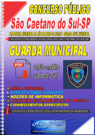 Apostila digital Prefeitura Municipal de São Caetano Do Sul-SP 2023 - Guarda Municipal