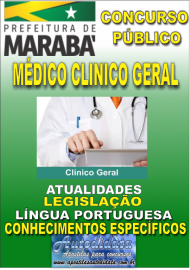 Apostila Impressa Concurso MARAB - PA 2018 - Mdico Clinico Geral