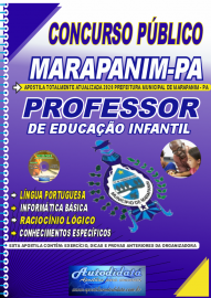 Apostila Impressa Concurso Pblico Prefeitura de Marapanim - PA 2020  Professor de Educao Infantil 