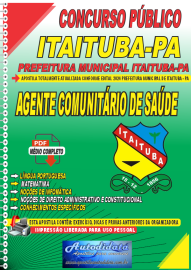 Apostila Digital Concurso Prefeitura de Itaituba - PA 2024 Agente Comunitrio de Sade