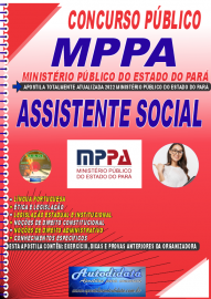 Apostila Impressa Ministrio Pblico do Par - MPPA 2022 Assistente Social
