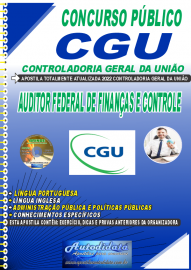 Apostila Impressa Concurso Controladoria Geral da União - CGU 2022 Auditor Federal de Finanças e Controle