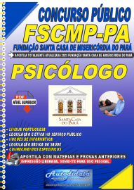Apostila Digital Concurso FSCMP-PA 2023 Psiclogo