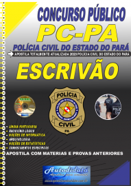 Apostila Impressa Concurso PC-PA 2023 Escrivão 