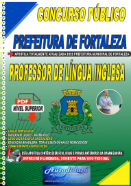 Apostila Digital Concurso Prefeitura de Fortaleza - CE 2022 Professor de Lngua Inglesa