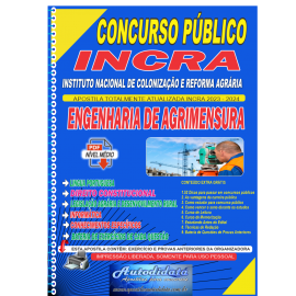 Apostila digital concurso nacional unificado INCRA 2024 - Analista e Reforma e Desenvolvimento Agrrio - Engenharia de Agrimensura