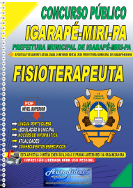 Apostila Digital Concurso Igarapé-Miri - PA 2024 Fisioterapeuta