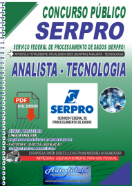 Apostila digital concurso  da SERPRO 2023 Analista  Tecnologia