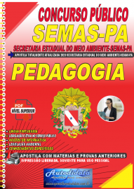 Apostila Digital Concurso SEMAS-PA 2023 Pedagogia