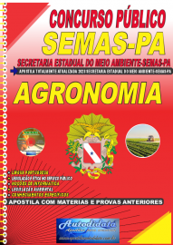 Apostila Impressa Concurso SEMAS-PA 2023 Agronomia