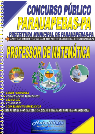 Apostila Impressa Concurso Prefeitura de Parauapebas - PA 2022 Professor de Matemática