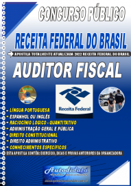 Apostila Impressa Concurso Receita Federal do Brasil 2022 Auditor Fiscal