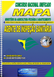 Apostila Impressa Concurso Nacional Unificado MAPA 2024 Agente de Inspeo Sanitria 