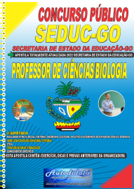 Apostila Impressa Concurso SEDUC - GO 2022 Professor de Cincias e Biologia