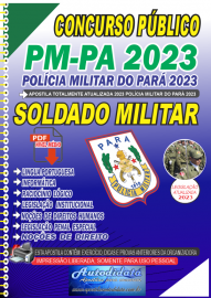Apostila digital concurso da PM-PA 2023 Polícia Militar do Pará - Soldado Militar