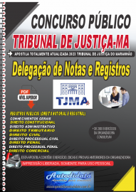 Apostila digital concurso do Tribunalde Justia do Maranho TJ-MA 2023 - Delegao de Notas e Registros