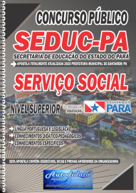 Apostila Digital Concurso SEDUC - PA 2024 Servio Social