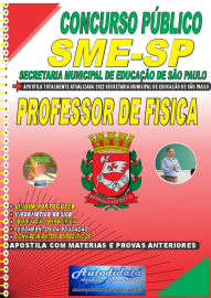 Apostila Impressa Concurso SME - SP 2022 Professor de Fsica