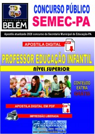 Apostila digital Concurso da SEMEC - PA 2020 - Educacão Infantil